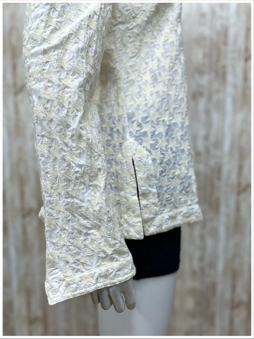 Tory Burch Embroidered Cream Star Top Tunic [778]